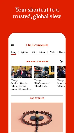 Скриншот 2 — The Economist - News, Podcasts