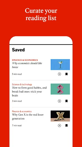 Скриншот 4 — The Economist - News, Podcasts