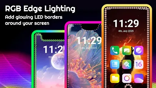 Скриншот 1 — EDGE Lighting: LED BorderLight