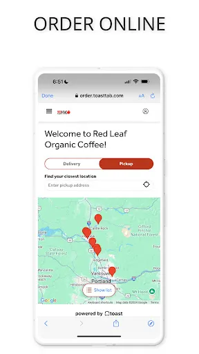 Скриншот 3 — Red Leaf Organic Coffee