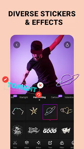 Скриншот 2 — AI Photo Editor - Neon Effects