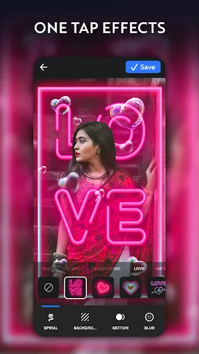 Скриншот 3 — AI Photo Editor - Neon Effects