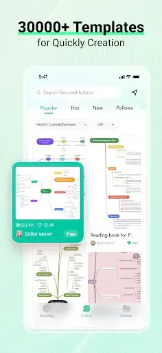 Скриншот 2 — EdrawMind: AI Mind map & Notes