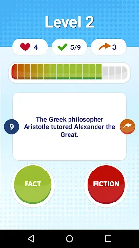 Скриншот 2 — Fact Or Fiction Quiz