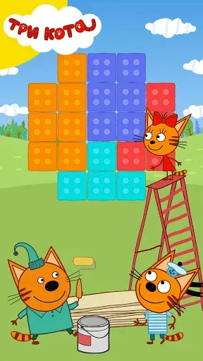 Скриншот 2 — Три кота. игры для детей