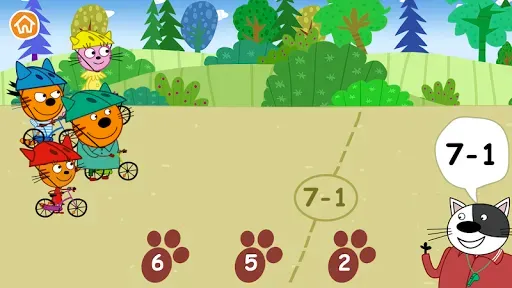 Скриншот 2 — Три кота. Развивающие игры