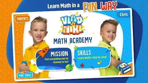 Скриншот 1 — Vlad and Niki - Math Academy