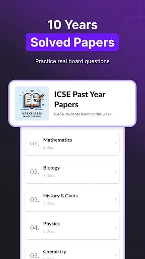 Скриншот 6 — ICSE Class 1-10 Notes & PYQs