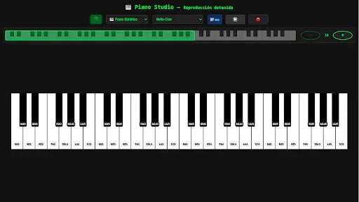 Скриншот 3 — Piano Studio Mobile