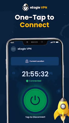 Скриншот 1 — eEagle VPN Secure Proxy Master