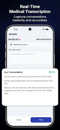 Скриншот 4 — ScribeMD - AI Medical Scribe
