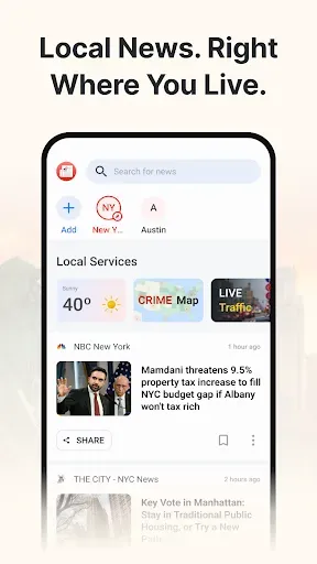 Скриншот 2 — News Now Home: Latest & Local