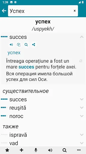 Скриншот 2 — Румынский - Русский