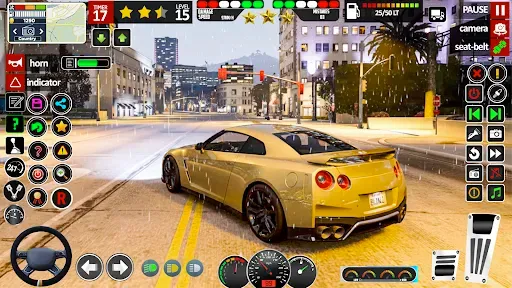 Скриншот 1 — City Car Driving : Car Game 3D