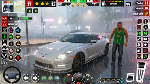 Скриншот 2 — City Car Driving : Car Game 3D