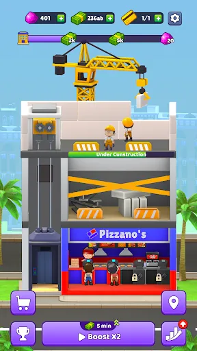 Скриншот 1 — Idle Rent Tower