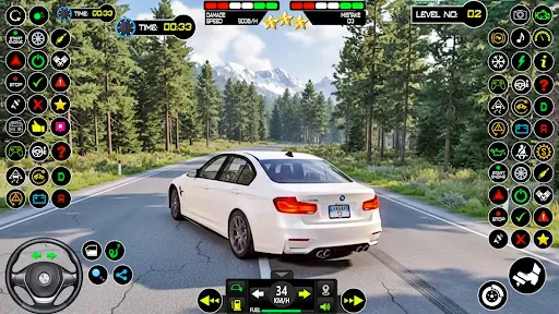 Скриншот 1 — Car Driving School - Car Game