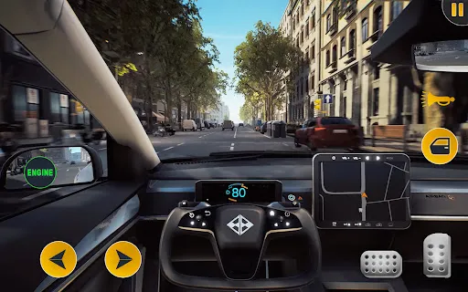 Скриншот 1 — Taxi Simulator: Car Driving