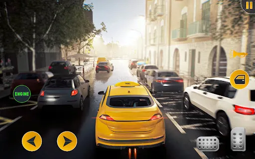Скриншот 3 — Taxi Simulator: Car Driving