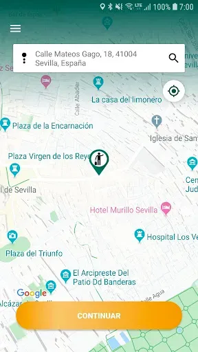 Скриншот 1 — 1Taxi! - Pide y reserva taxis