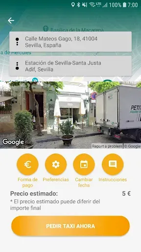 Скриншот 4 — 1Taxi! - Pide y reserva taxis