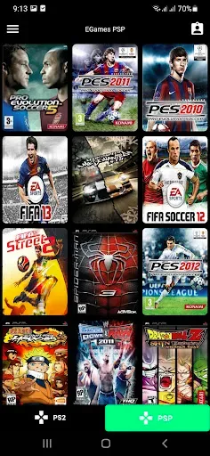 Скриншот 1 — EGames PSP PS2