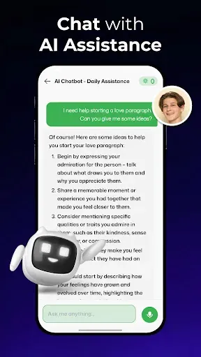 Скриншот 1 — AI Chatbot - Daily Assistance