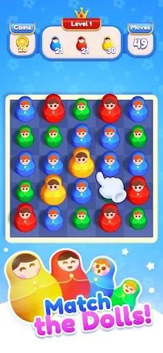 Скриншот 6 — Dolls Stack: Match & Merge!