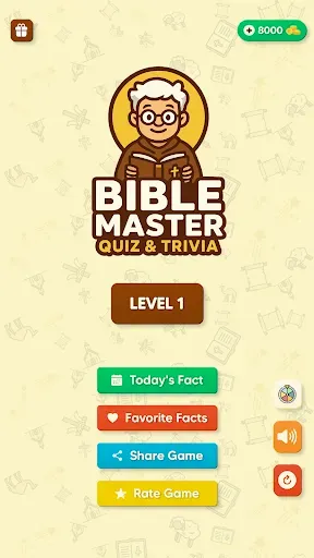 Скриншот 1 — Bible Master – Quiz & Trivia