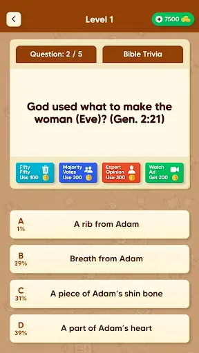 Скриншот 4 — Bible Master – Quiz & Trivia