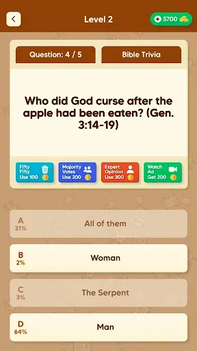 Скриншот 5 — Bible Master – Quiz & Trivia