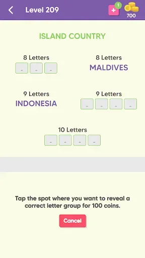 Скриншот 4 — Word Slice: 1 Hint 5 Words!