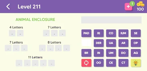 Скриншот 8 — Word Slice: 1 Hint 5 Words!