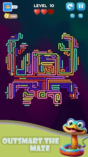 Скриншот 2 — Snake Escape: Puzzle Game