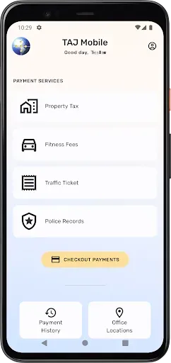 Скриншот 1 — TAJ Mobile (Tax Admin Jamaica)