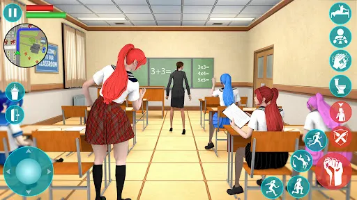 Скриншот 5 — High School Anime Simulator 3D