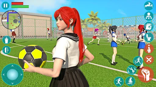 Скриншот 7 — High School Anime Simulator 3D