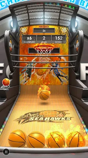 Скриншот 4 — Basketball Flick 3D
