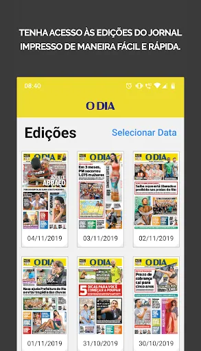 Скриншот 2 — Jornal O Dia