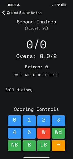 Скриншот 3 — Gully Cricket Scorer