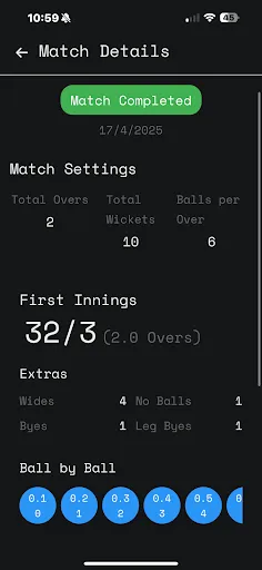 Скриншот 8 — Gully Cricket Scorer