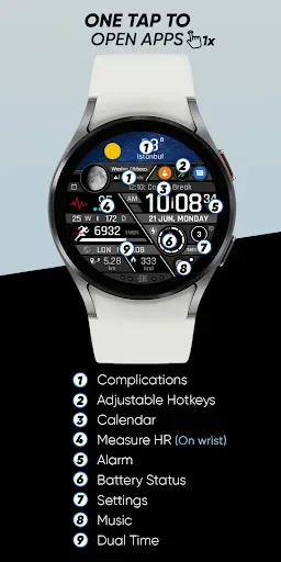 Скриншот 5 — Realistic Info - Watch Face
