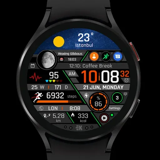 Скриншот 8 — Realistic Info - Watch Face