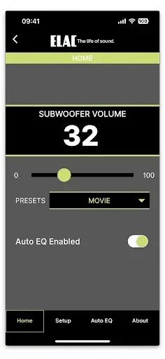 Скриншот 4 — ELAC SUB Control 3.0