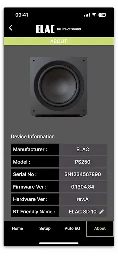 Скриншот 5 — ELAC SUB Control 3.0