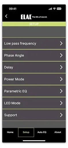 Скриншот 6 — ELAC SUB Control 3.0