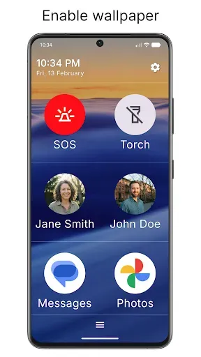 Скриншот 2 — Senior Launcher - Simple Phone