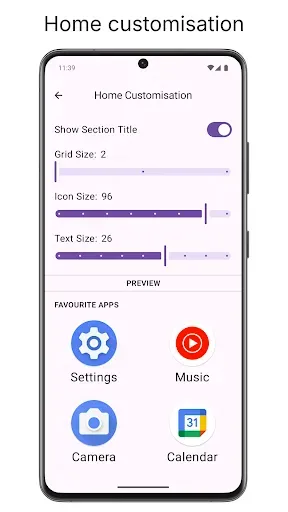 Скриншот 3 — Senior Launcher - Simple Phone
