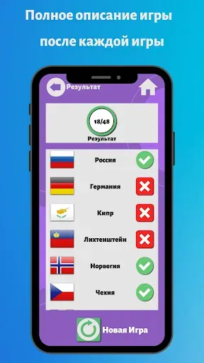 Скриншот 2 — Флаги Мира - страны мира
