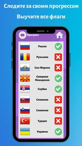 Скриншот 3 — Флаги Мира - страны мира
